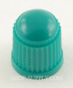 Green Plastic Valve Caps